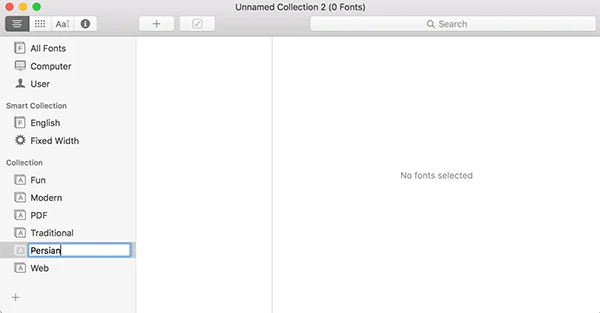 آموزش نصب فونت در مک بوک